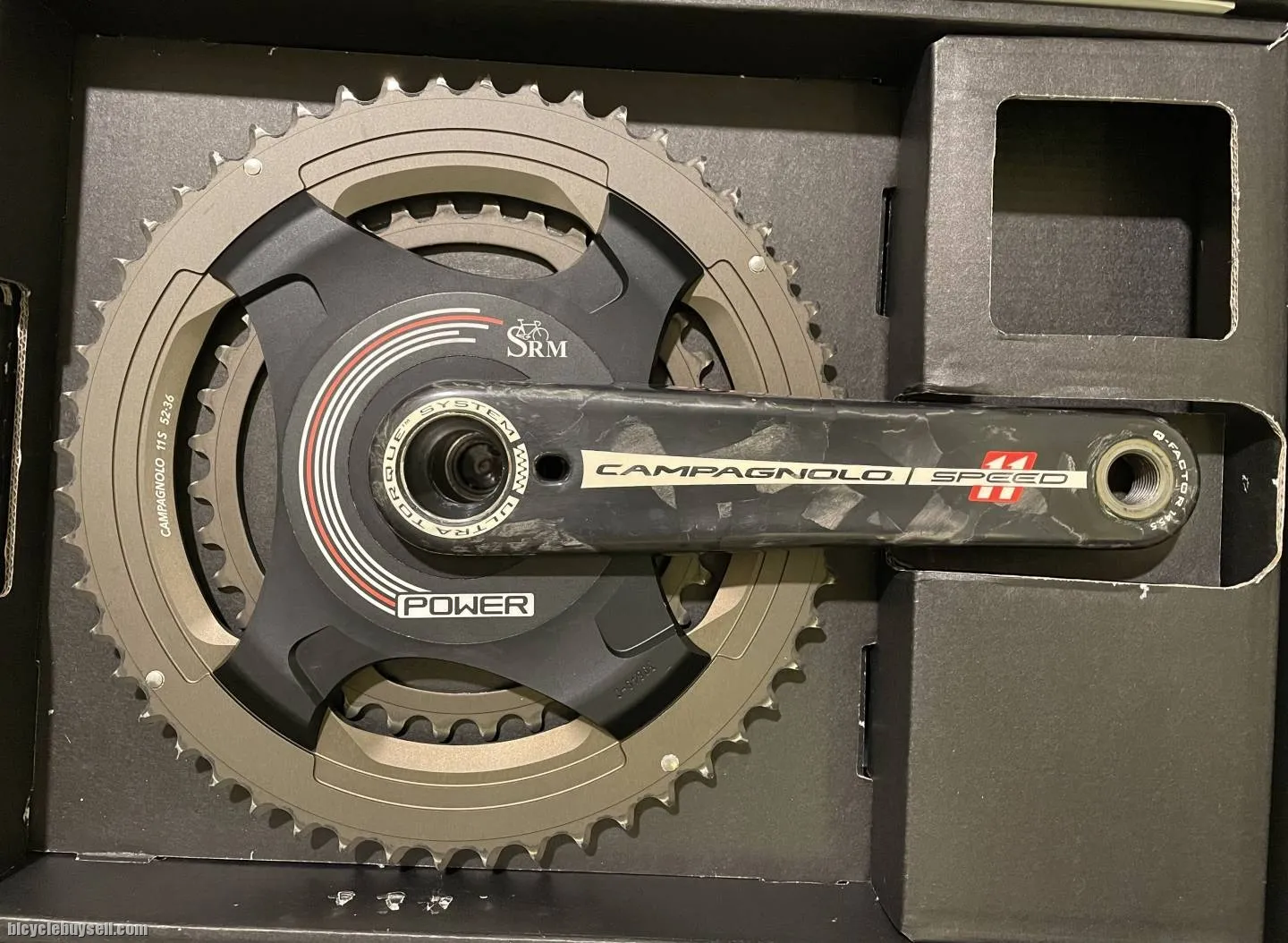 Campagnolo Super Record EPS V2 groupset 11 speed comes with Campagnolo 11s SRM Crankset