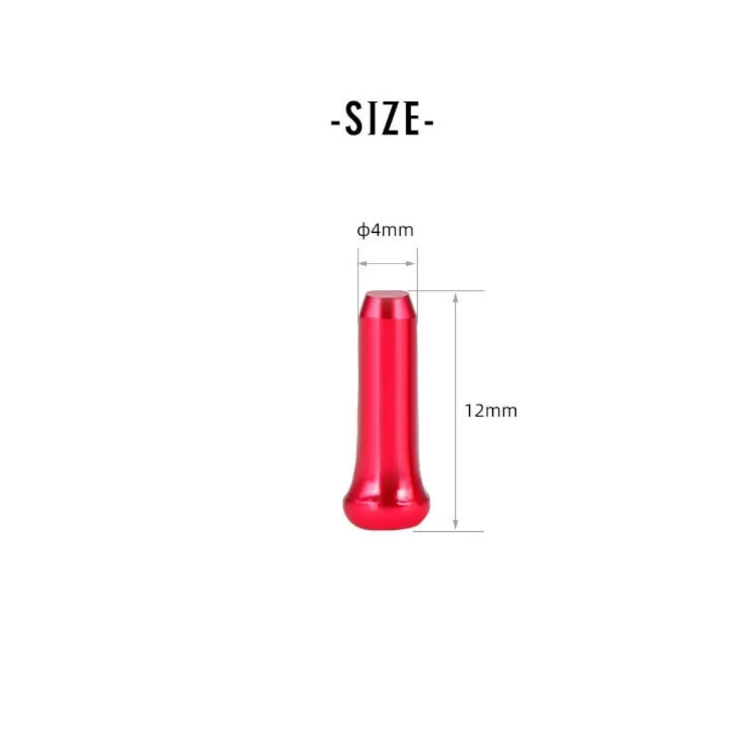 TOOPRE Inner Cable End Cap For Brake Shifter Gear Cables - Alloy Inner Cable End Cap For Bicycle Roa