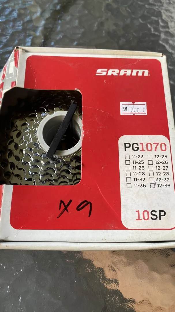 SRAM X9 (PG1070) 10 Speed cassette