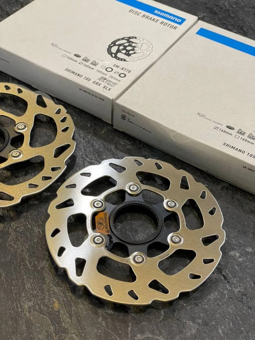 SHIMANO 105 DISC ROTOR -30% LESS !