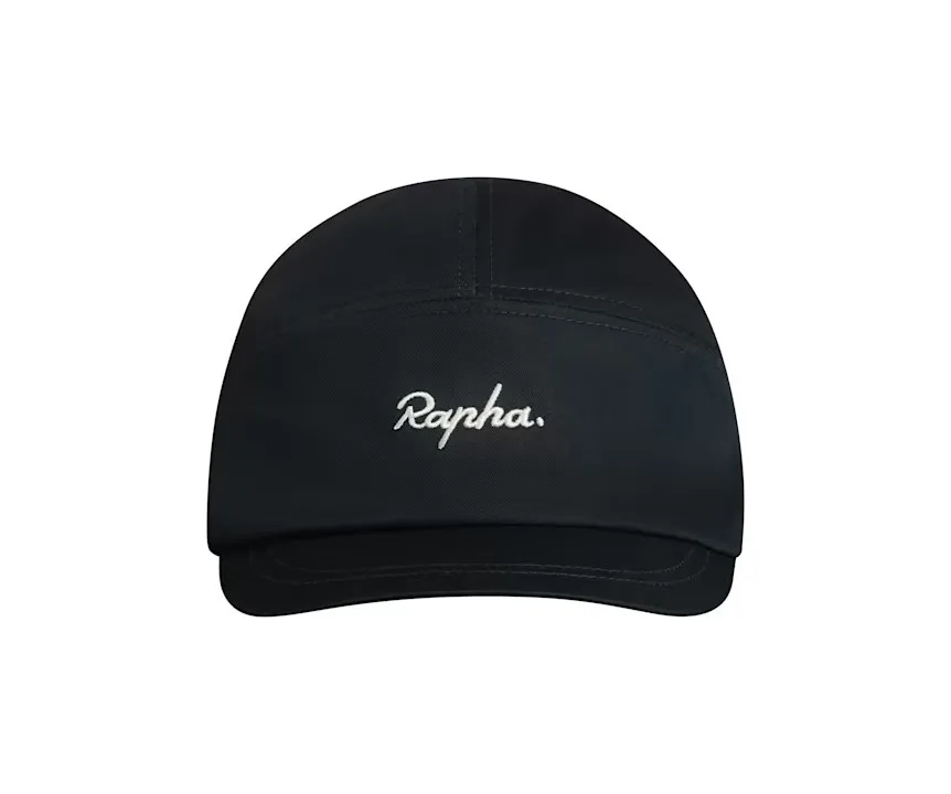 RAPHA LOGO CAP - BLACK/WHITE AUTHENTIC