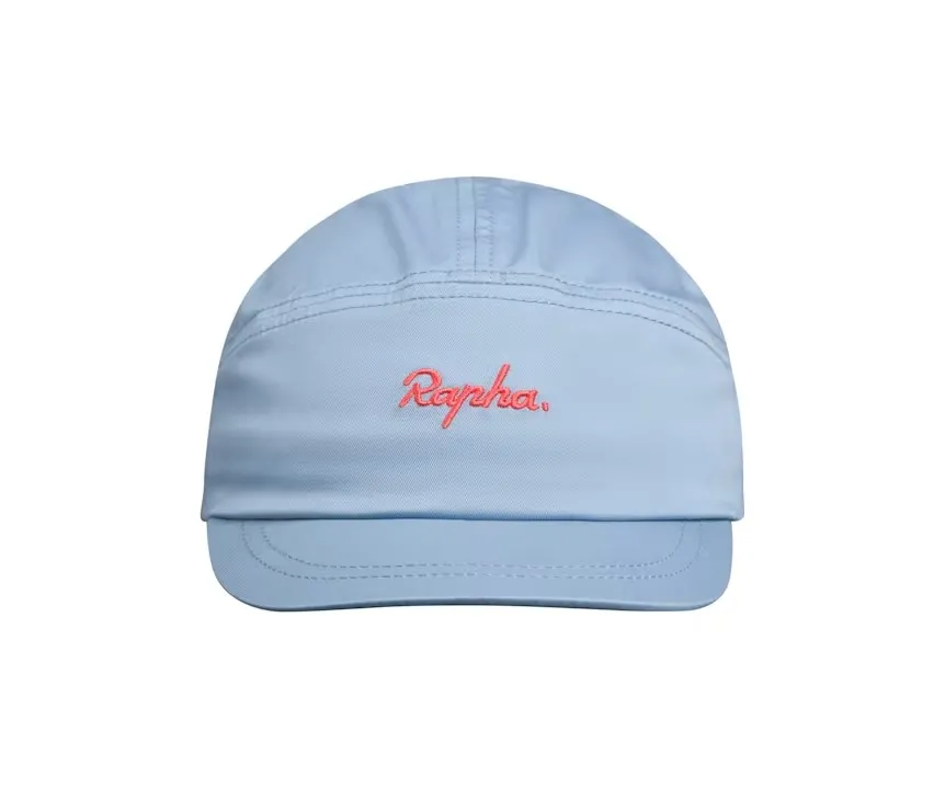 RAPHA LOGO CAP - GREY BLUE/PEACH AUTHENTIC