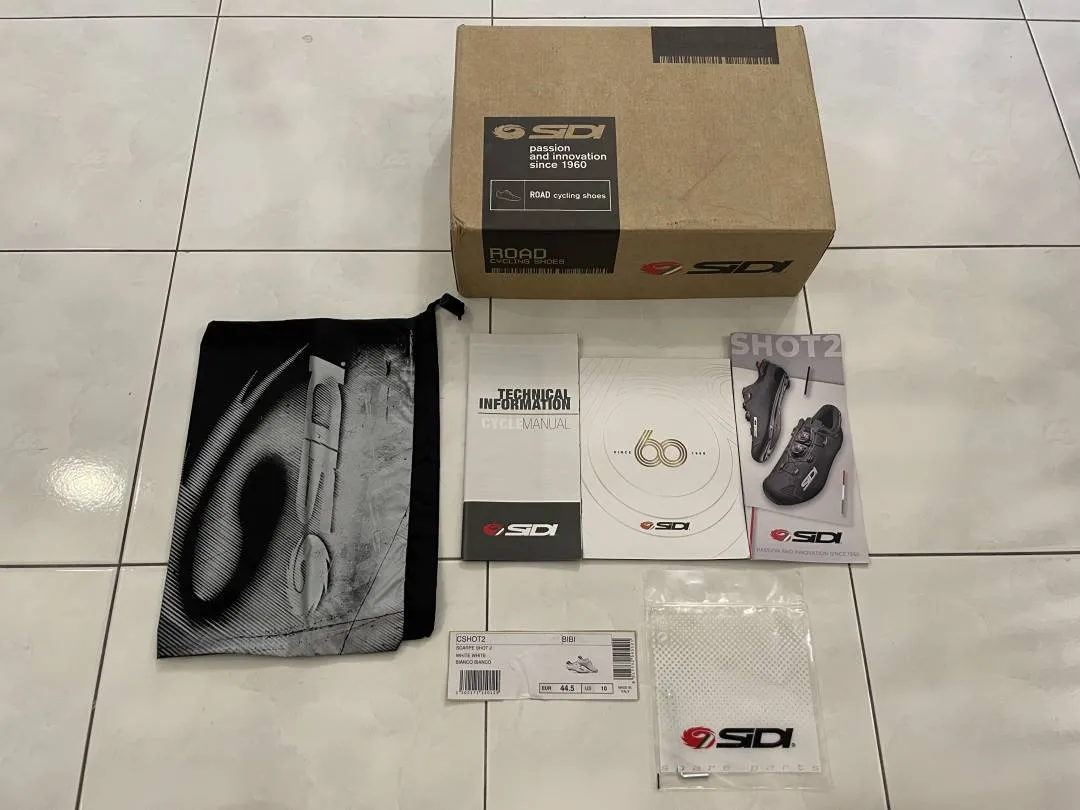 SIDI SHOT 2 44.5 FULLSET WITH CLEAT
