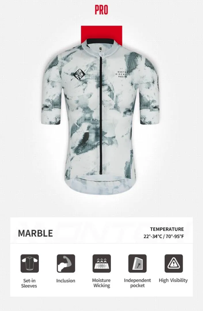 MONTON MENS CYCLING JERSEY PRO MARBLE