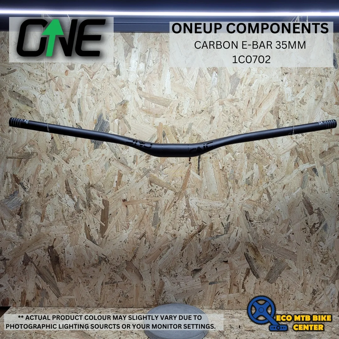 ONEUP COMPONENTS Handlebar Carbon E-Bar 35MM DIA 35MM RISE  Black Decal 1C0702