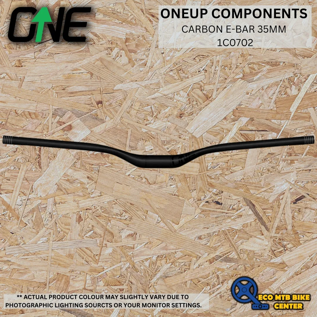 ONEUP COMPONENTS Handlebar Carbon E-Bar 35MM DIA 35MM RISE  Black Decal 1C0702