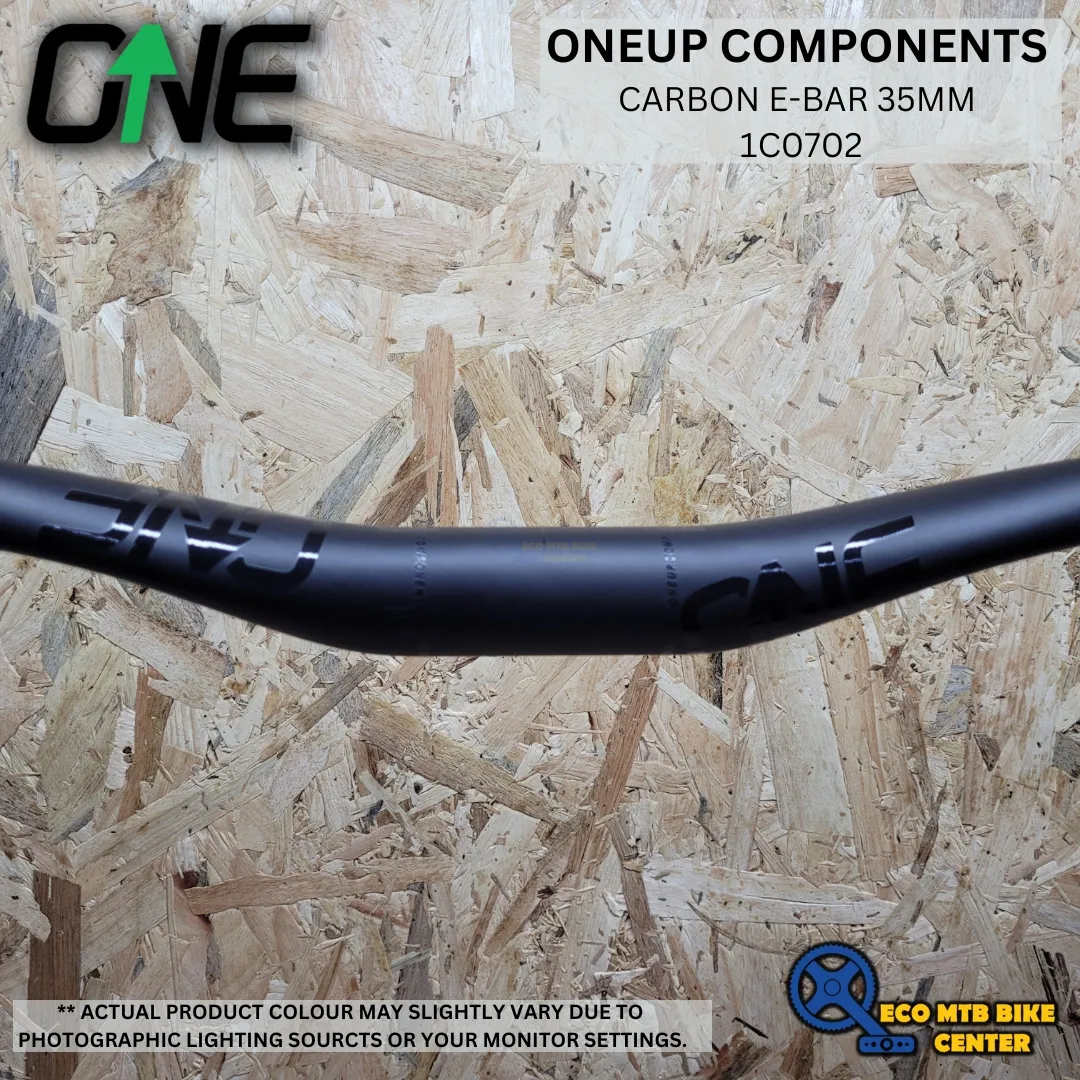 ONEUP COMPONENTS Handlebar Carbon E-Bar 35MM DIA 35MM RISE  Black Decal 1C0702