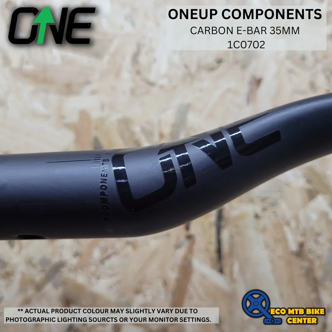 ONEUP COMPONENTS Handlebar Carbon E-Bar 35MM DIA 35MM RISE  Black Decal 1C0702