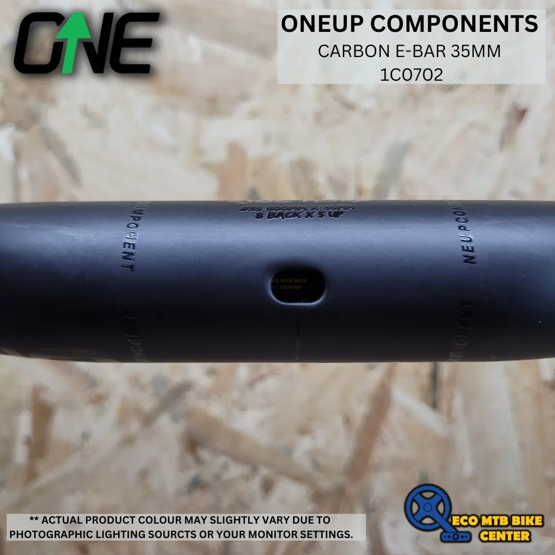 ONEUP COMPONENTS Handlebar Carbon E-Bar 35MM DIA 35MM RISE  Black Decal 1C0702