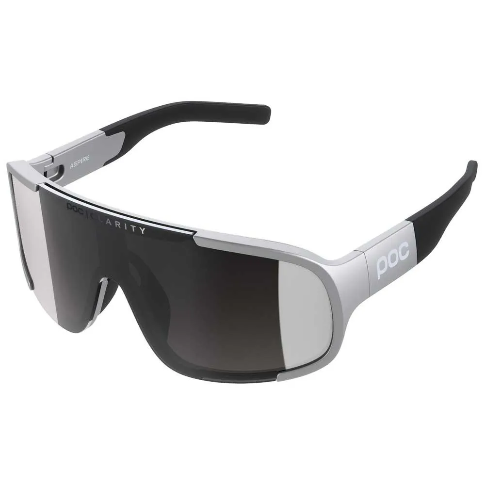 POC ASPIRE SUNGLASSES - ARGENTITE SILVER CLARITY UNIVERSAL SILVER MIRROR/CAT2 AUTHENTIC