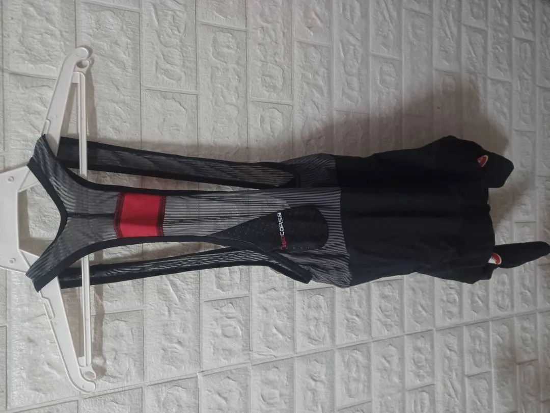 Castelli Rosso Corsa Bibshorts (M) (SOLD)