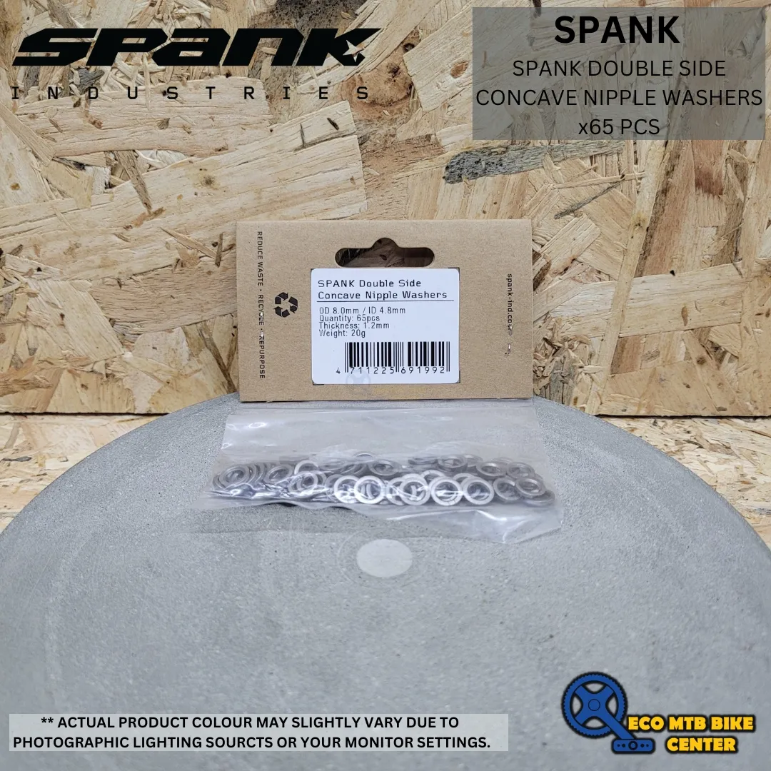 SPANK DOUBLE SIDE CONCAVE NIPPLE WASHERS x 65pcs