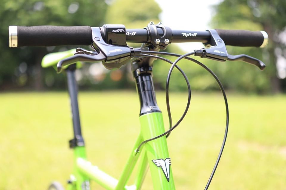 Tyrell FX Lime Green 9 Speed Sora