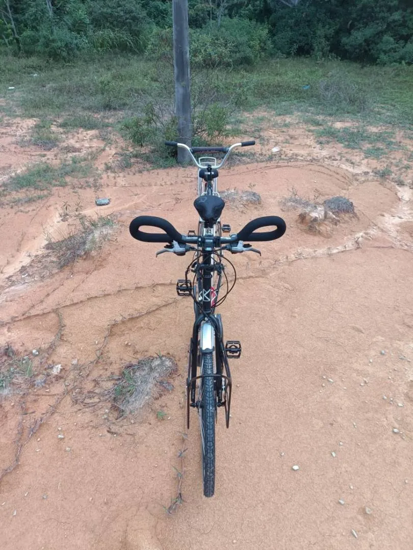 LKLM touring (M) with Tandem Bike Trail-A-Bike folder