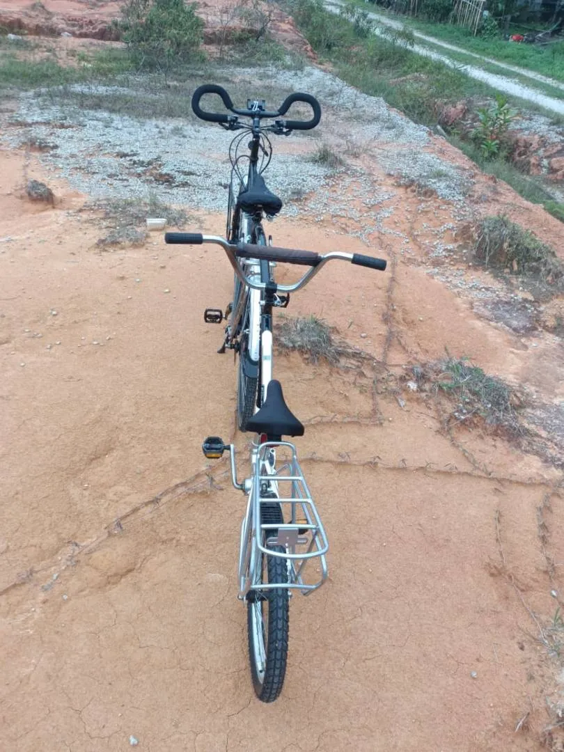 LKLM touring (M) with Tandem Bike Trail-A-Bike folder