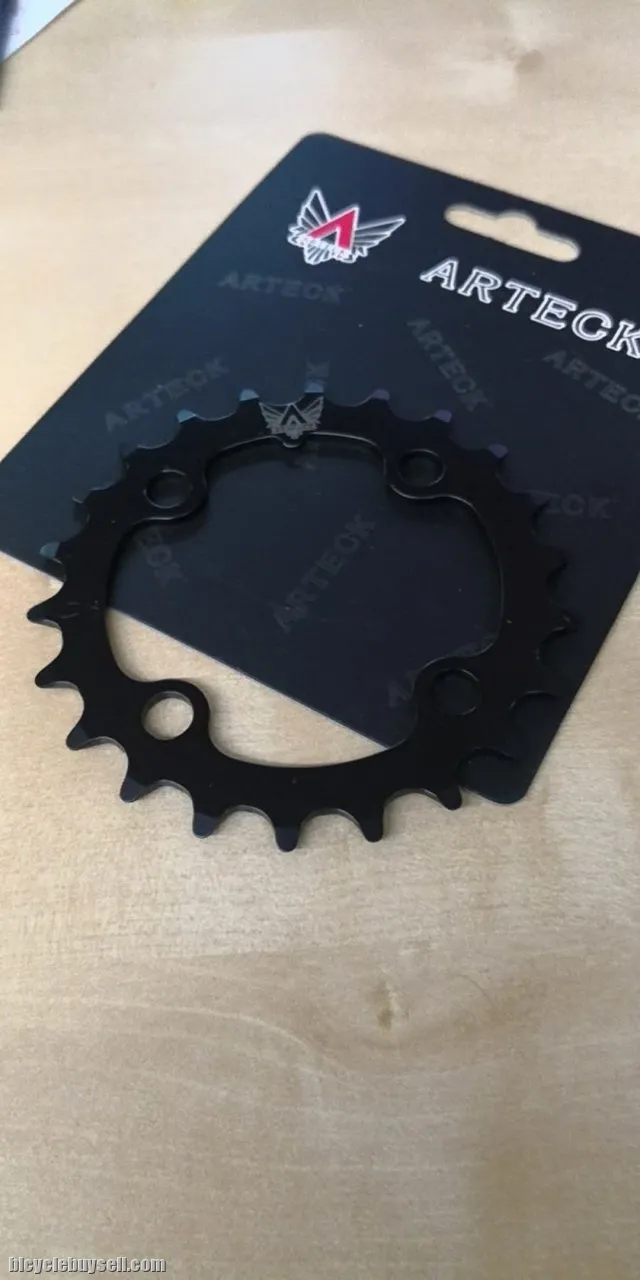 ARTECK 22/24T 64BCD INNER CLIMBER REPLACEMENT CHAINRING (FREE POS)