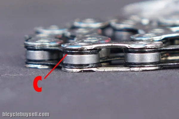 KMC X10 116L BLACK-SILVER 10SPEED CHAIN (FREE POS)