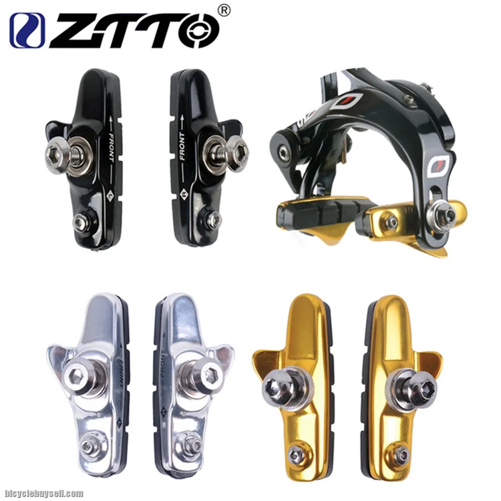 ZTTO ALLOY ROAD BRAKE SHOE SET WITH BRAKEPAD (FREE POS)