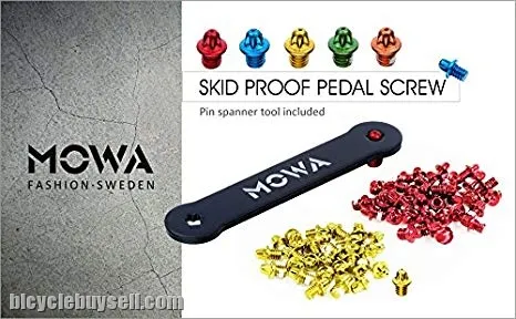 MOWA FLAT PEDAL STUD NUT SCREW 38PCS/BOX WITH TOOLS (FREE POS)