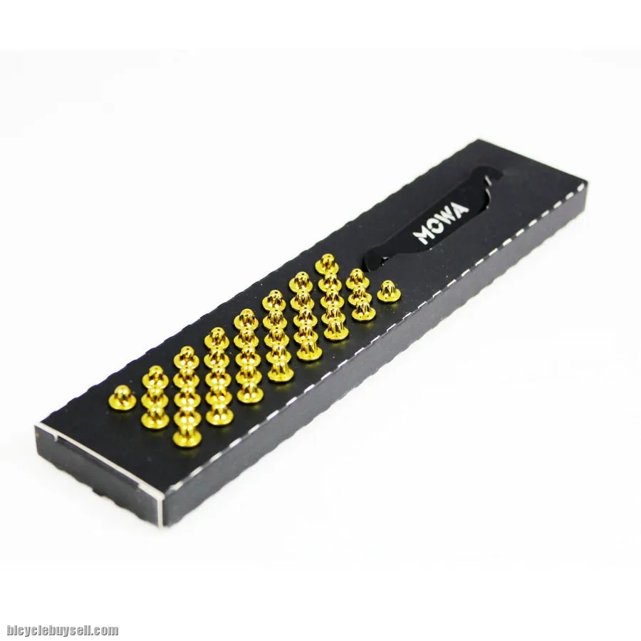 MOWA FLAT PEDAL STUD NUT SCREW 38PCS/BOX WITH TOOLS (FREE POS)