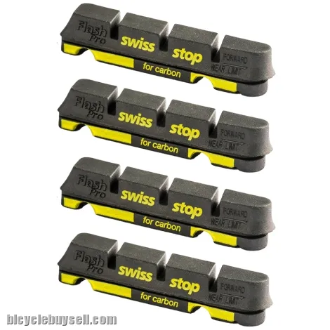 SWISSSTOP BLACK PRINCE FLASH PRO CARBON BRAKE PAD FOR SHIMANO/SRAM (FREE POS)