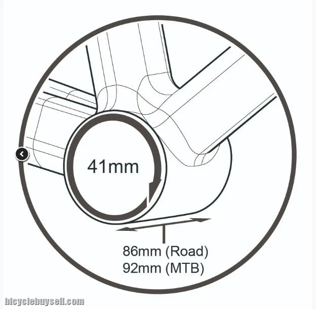 TRIPEAK G5 GRADE CERAMIC BEARING BOTTOM BRACKET PRESSFIT BB86/92