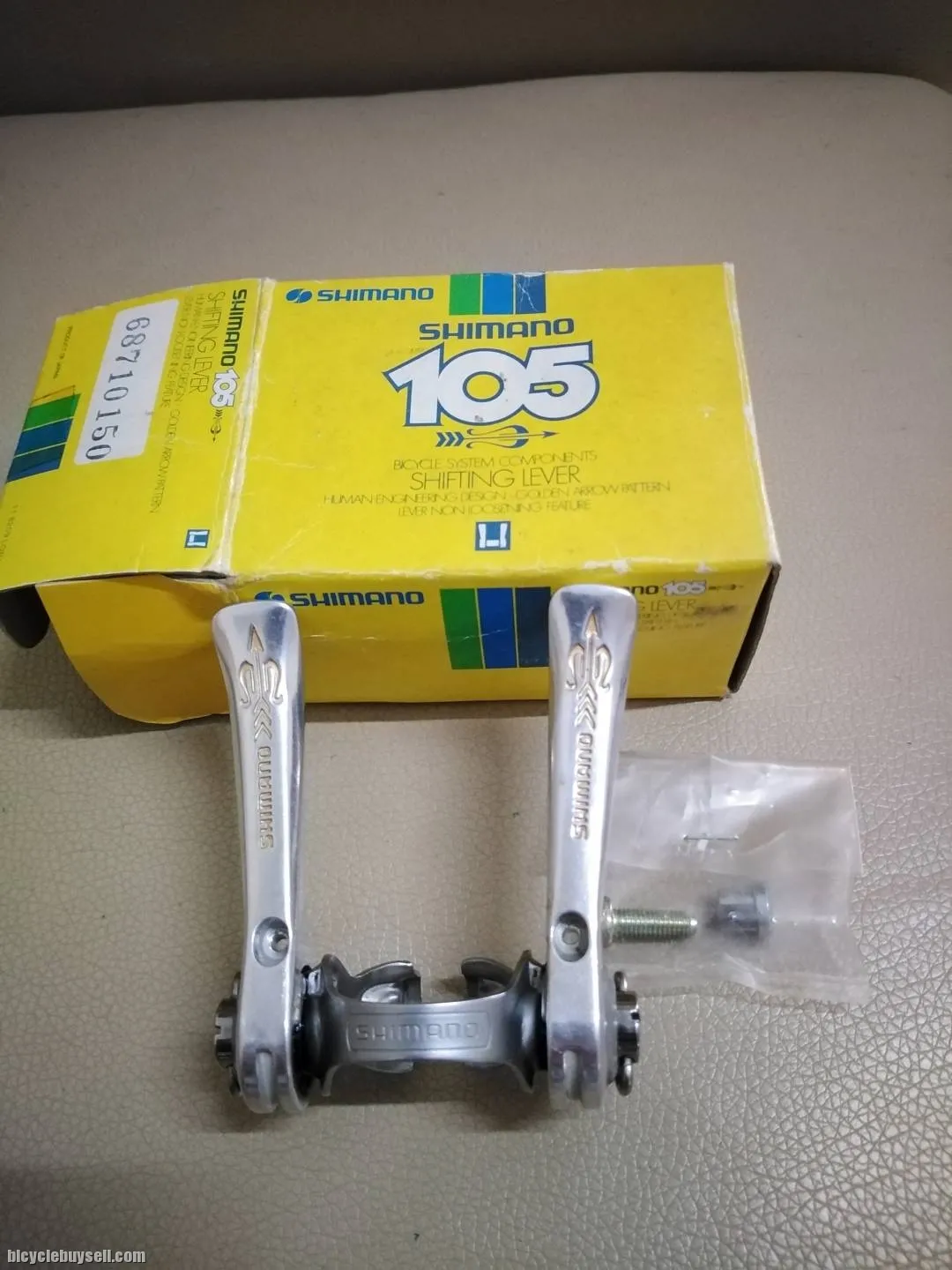 Shimano 105 Golden Aero Downtube Shifter Nos Vintage