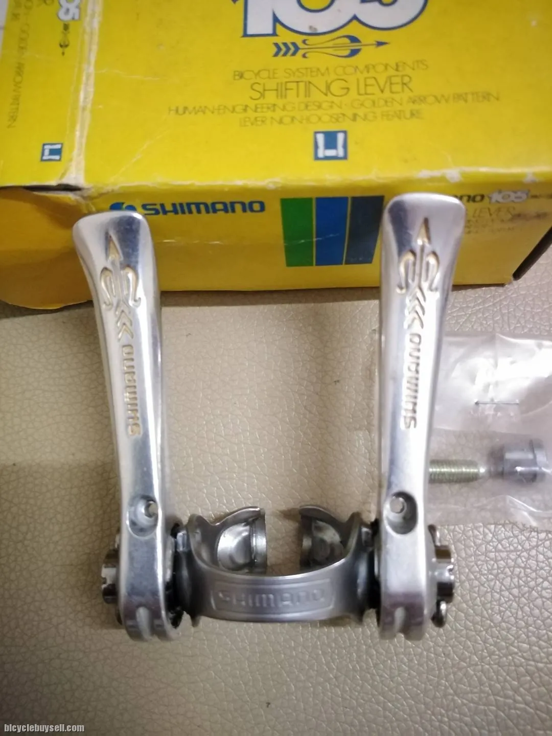 Shimano 105 Golden Aero Downtube Shifter Nos Vintage