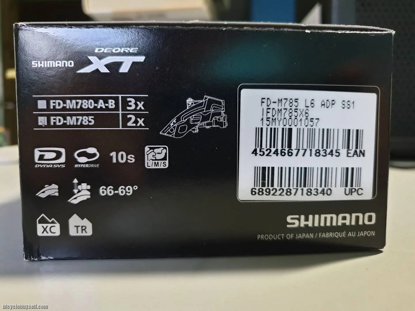 SHIMANO XT FRONT DERAILLEURS 60% LESS !