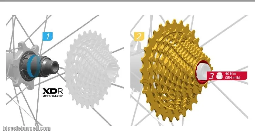 DTSWISS XDR FREEHUB CASSETTE BODY ROTOR KIT FOR SRAM XDR 12SPEED ROAD CASSETTE SYSTEM