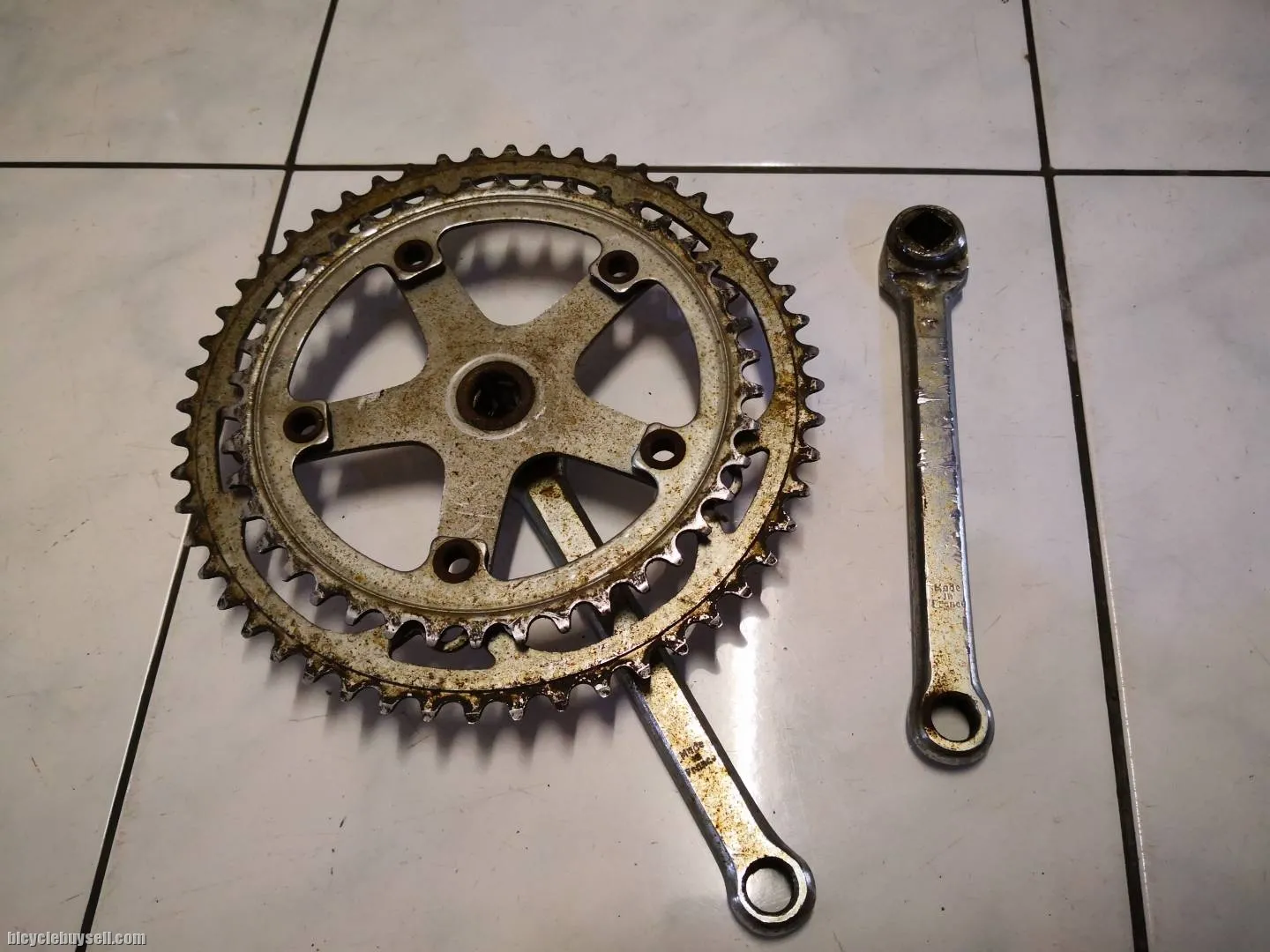 Old school crank for square BB