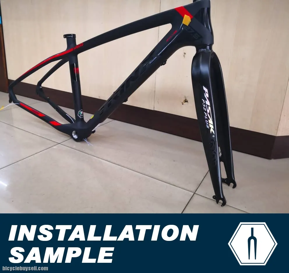 PASAK P32 PLUS ALLOY LIGHTWEIGHT BICYCLE DISC RIGID FORK FOR 26 / 27.5 / 29ER / 700C MTB / ROAD BIKE