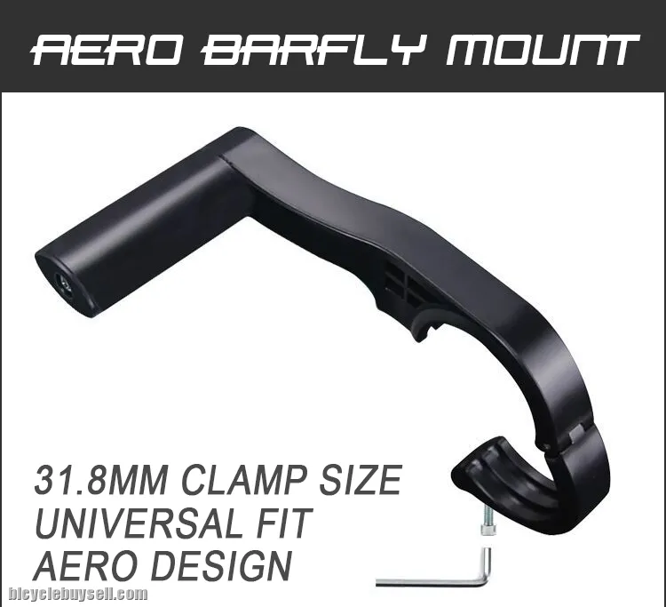 UNIVERSAL MULTI FUNCTION BICYCLE AERO BARFLY MOUNT (FREE POS)