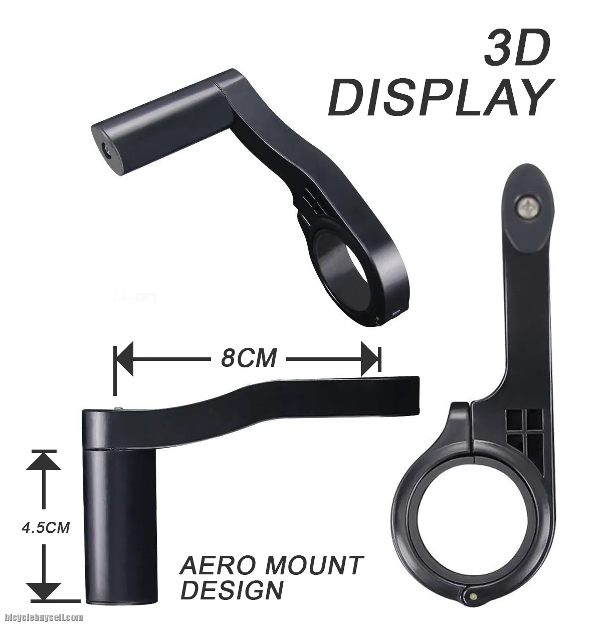 UNIVERSAL MULTI FUNCTION BICYCLE AERO BARFLY MOUNT (FREE POS)