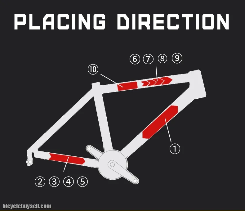 3D TPU Bicycle Road Bike MTB Frame Transparent Protection Sticker Anti Scratch Resistant