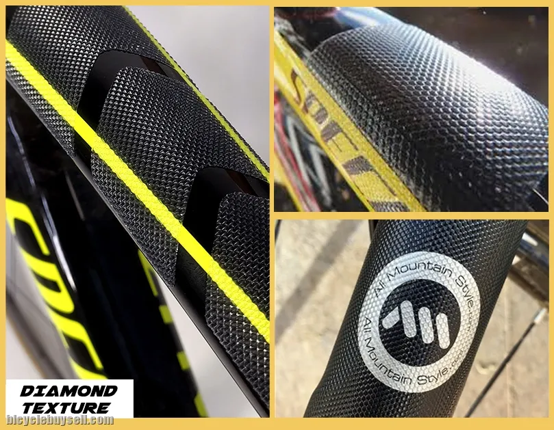 3D TPU Bicycle Road Bike MTB Frame Transparent Protection Sticker Anti Scratch Resistant