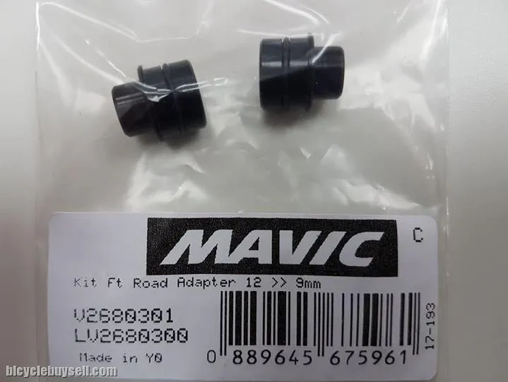 UNIVERSAL MAVIC / FULCRUM REAR MTB HUB 12MM THRU AXLE TO 9MM QUICK RELEASE ADAPTOR (FREE POS)