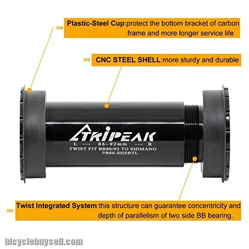 TRIPEAK BB86/92 PRESSFIT TWIST LOCK CERAMIC BOTTOM BRACKET