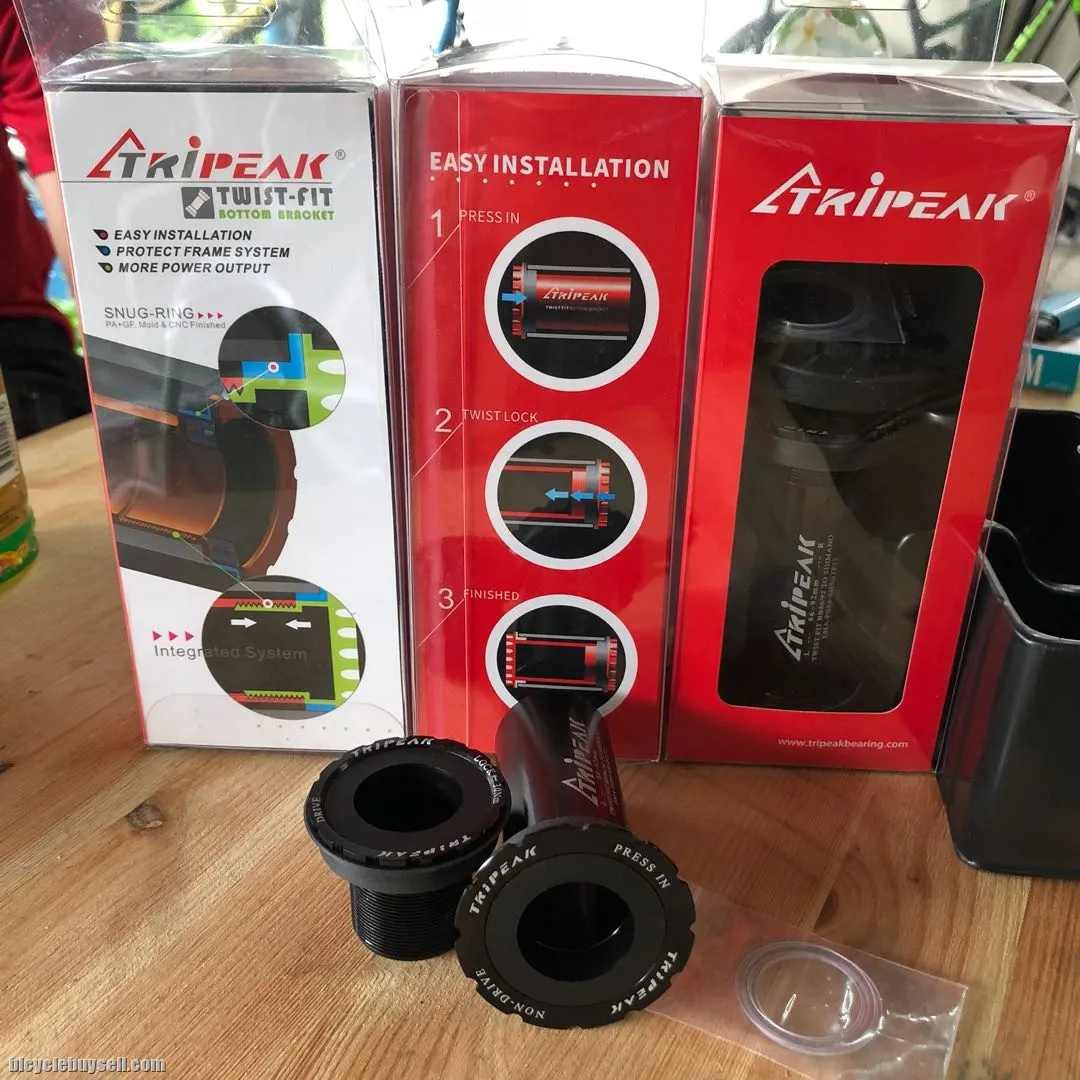 TRIPEAK BB86/92 PRESSFIT TWIST LOCK CERAMIC BOTTOM BRACKET