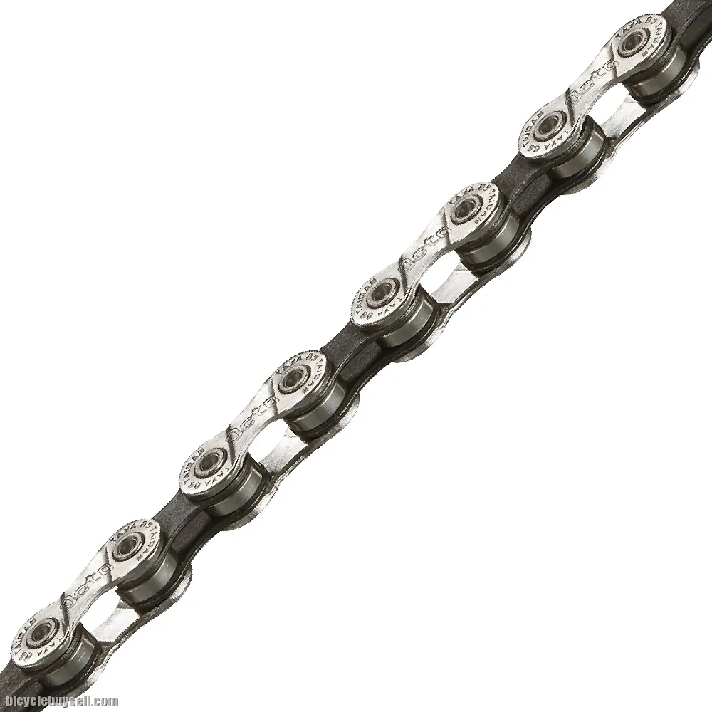 TAYA OCTO BICYCLE 7/8SPEED CHAIN SILVER BLACK 108 LINKS WITH MISSING LINK PINS ROADBIKE MTB