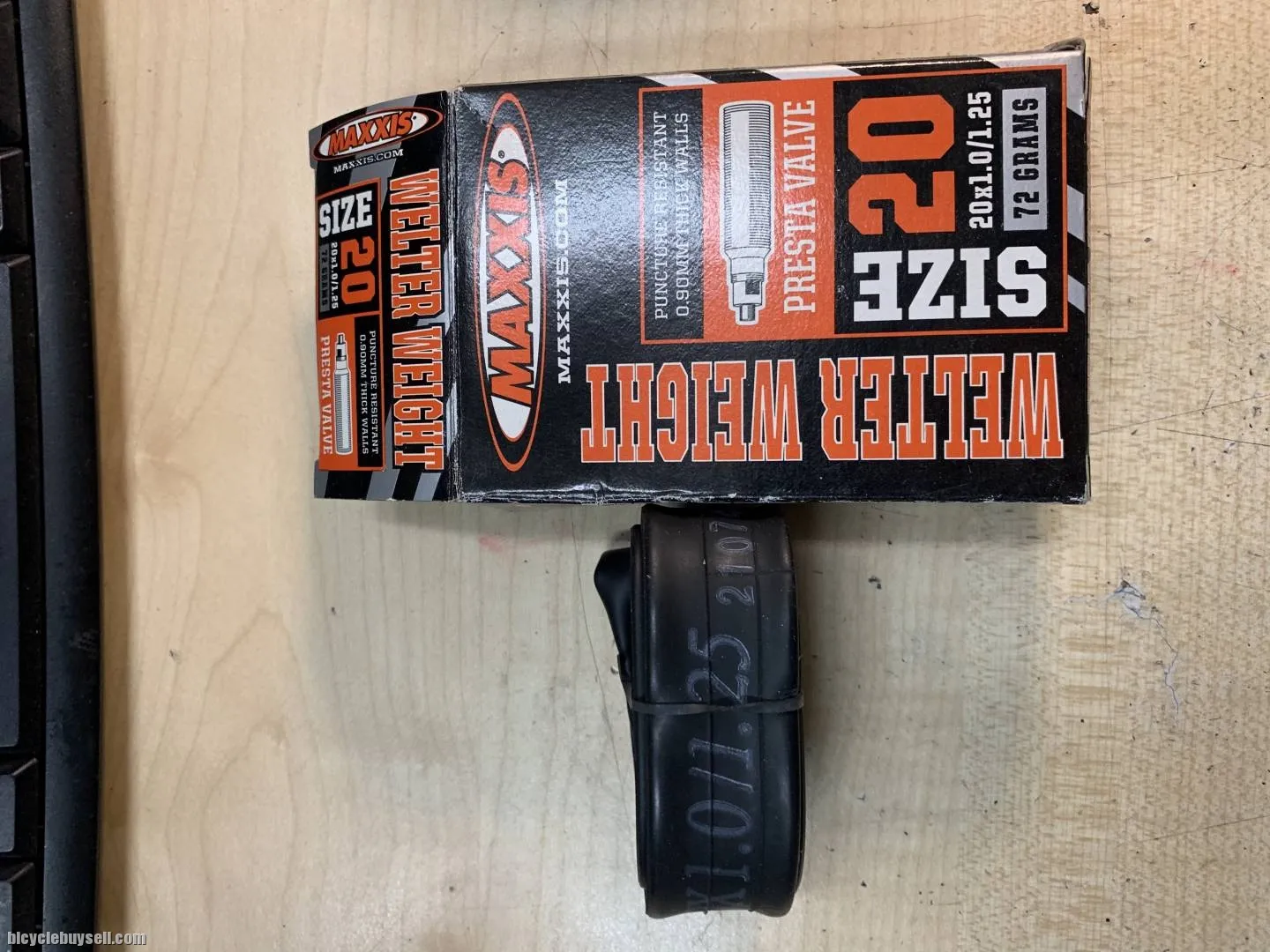 Maxxis new tubes 20â€ for folding bike