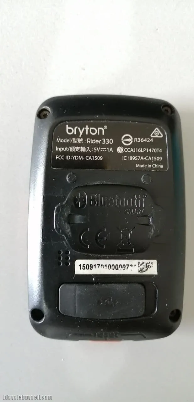 BRYTON RIDER 330 GPS CYCLING CYCLE COMPUTER METER FREE SHIPPING
