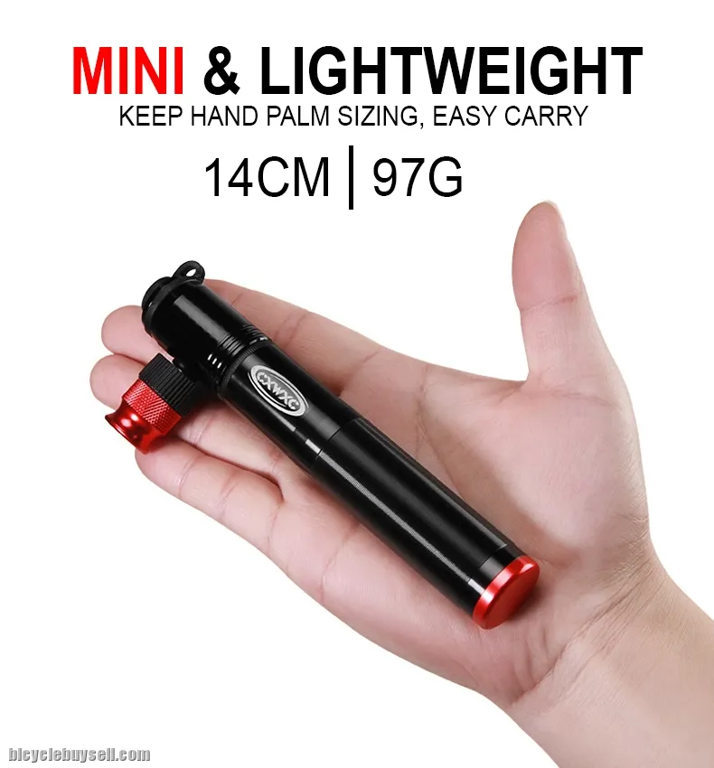 CXWXC 2 in 1 Bike Mini Hand Pump CO2 Inflator Bicycle Tire Repair Tool Presta &amp; Schrader Valve MTB