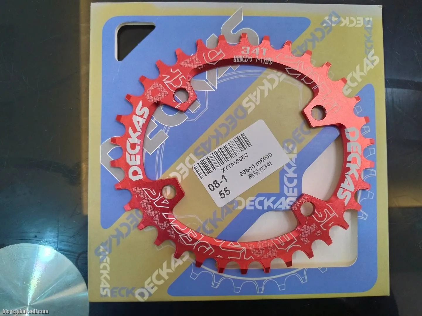 DECKAS 96BCD MTB Bike Round Oval Chainring - 34T