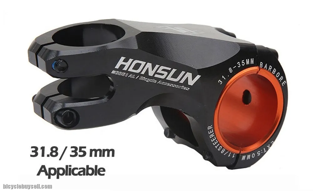 HONSUN CNC Ultralight MTB Stem - 17 Degree