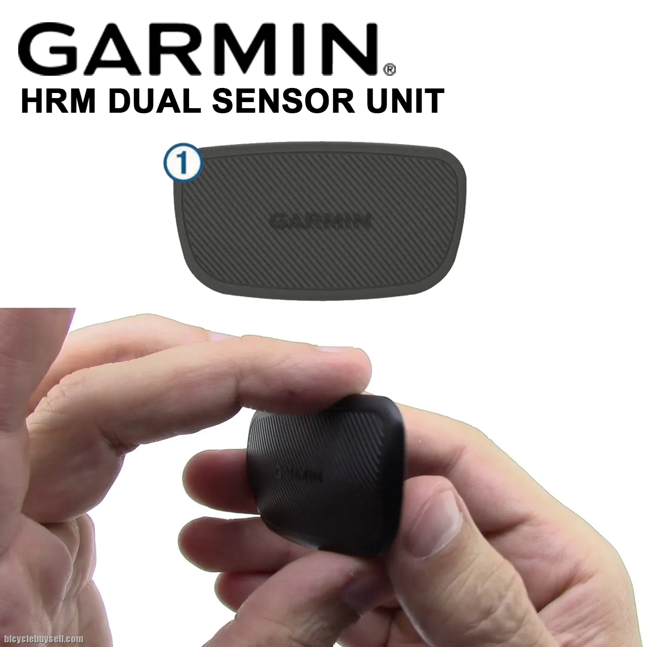 Garmin Premium Hrm Dual Sensor Unit With Bluetooth Ant+ Heart Rate Monitor Clip Cycling