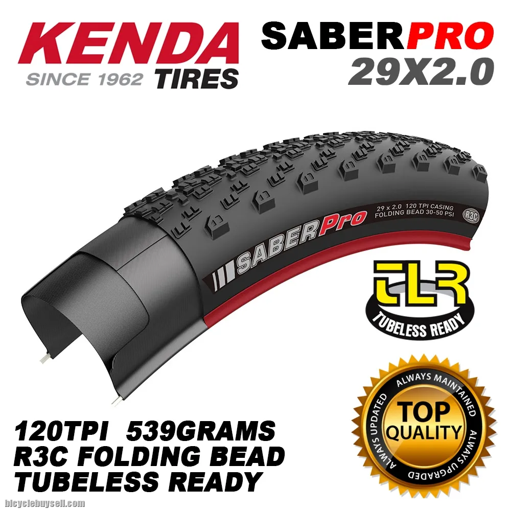 KENDA SABER PRO 29X2.2 TUBELESS MTB TIRE (FREE POS)