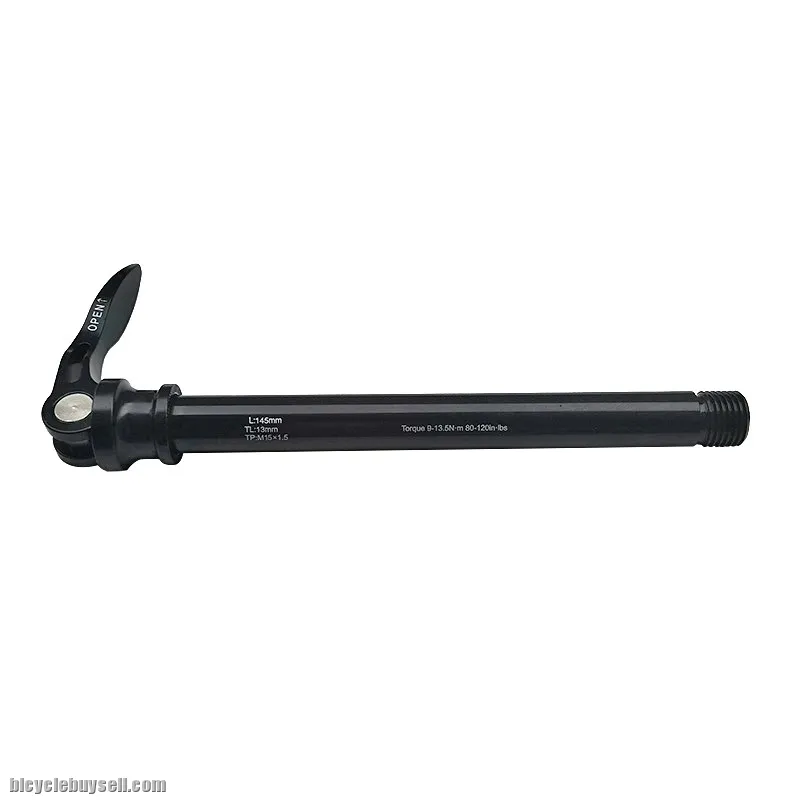 BICYCLE THRU AXLE TA 15X100MM FRONT ROAD MTB MOUTAIN BIKE FORK AXLE QUICK RELEASE QR