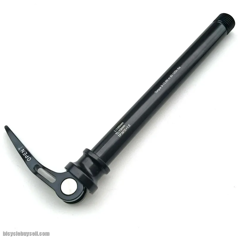 BICYCLE THRU AXLE TA 15X100MM FRONT ROAD MTB MOUTAIN BIKE FORK AXLE QUICK RELEASE QR