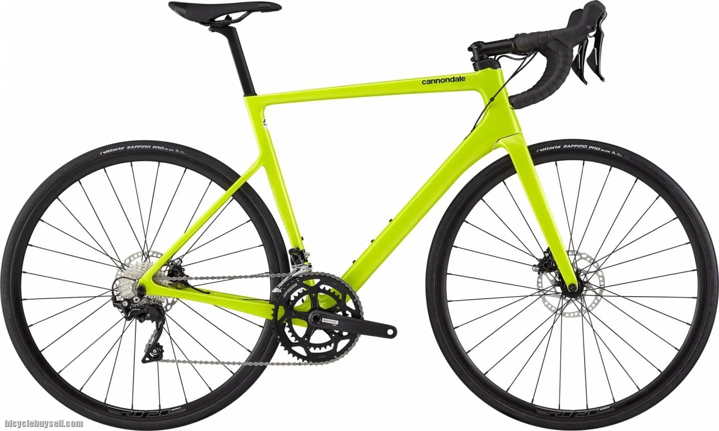 Cannondale Supersix Evo Carbon Disc 105 Bio Lime 2022 - READY STOCK